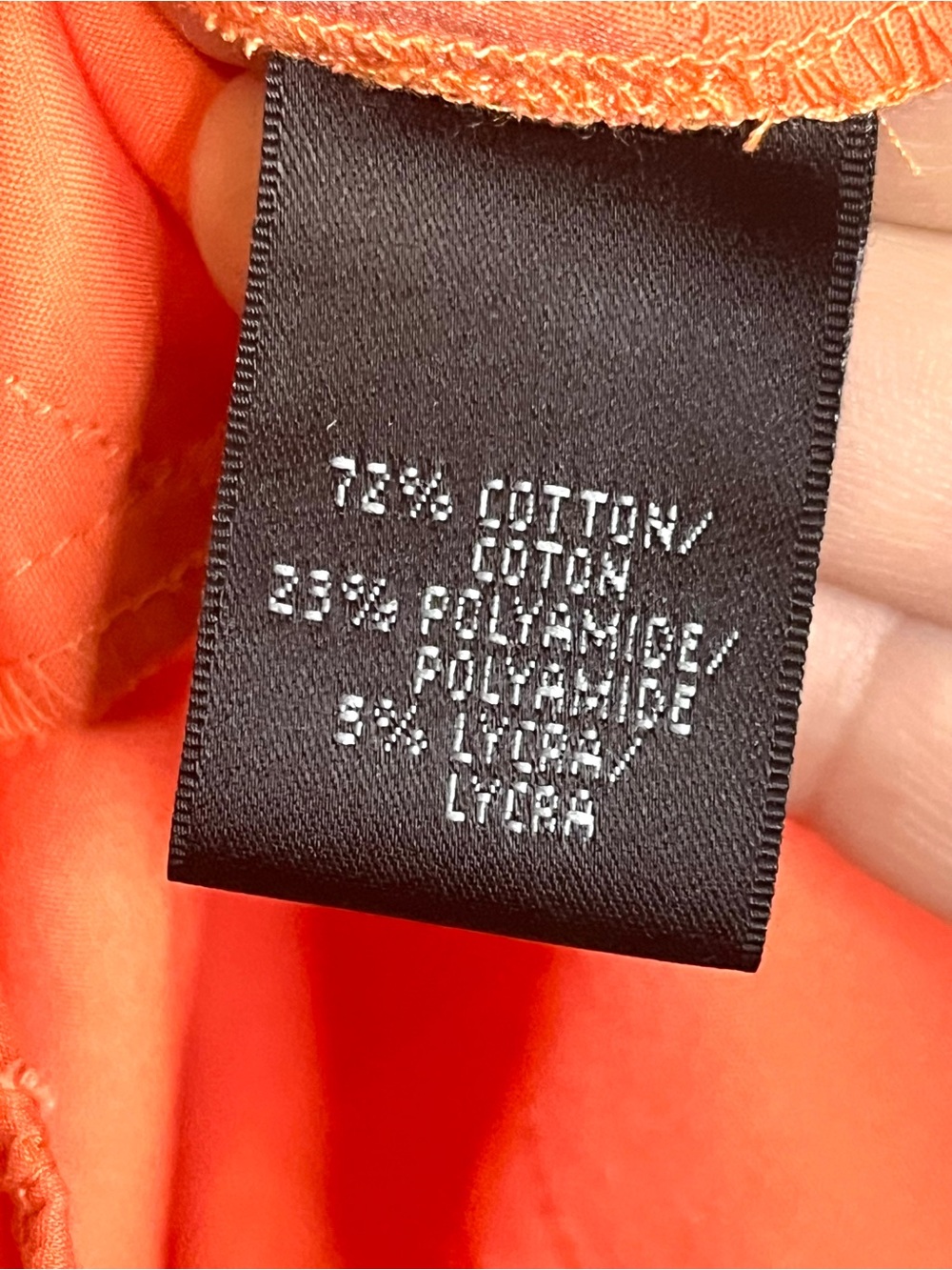 Lafayette 148 New York Women’s Size 6 Orange Textured Button-Down Shirt - Picture 4 of 8